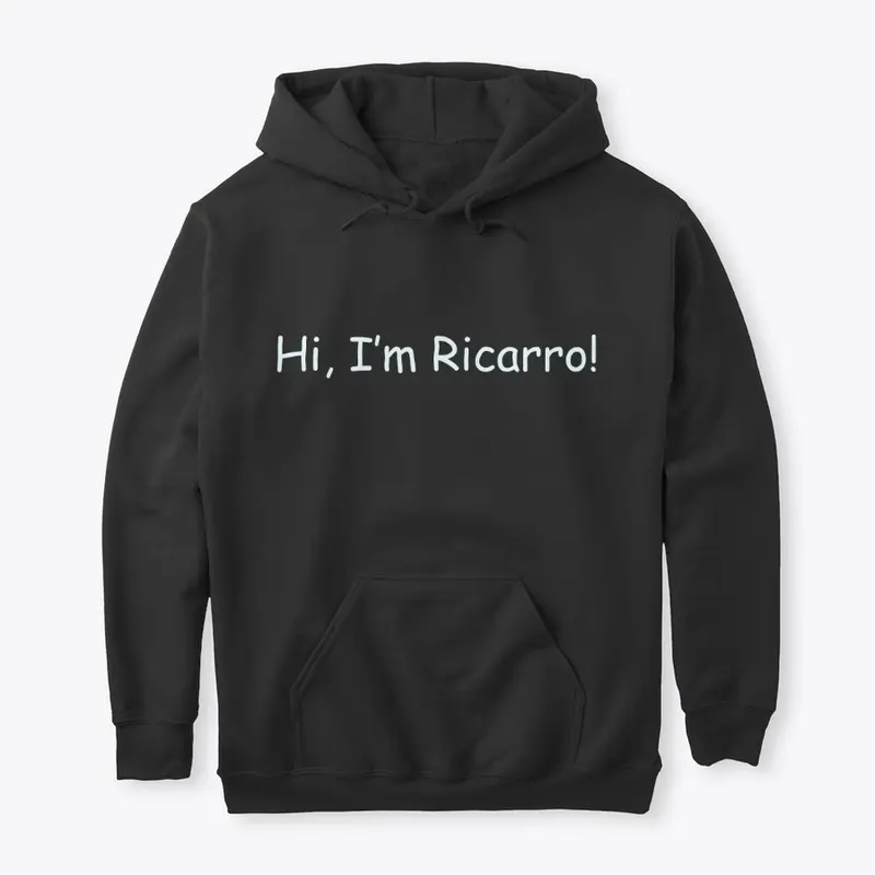 Hi I'm Ricarro (White Text)